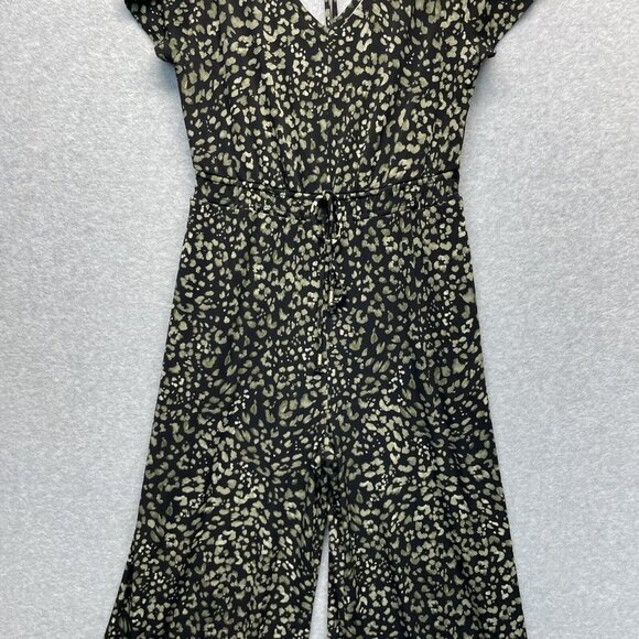 Tommy Bahama Wild One Jumpsuit Womens Small Black Wide Leg Stretch Jersey - Picture 8 of 16